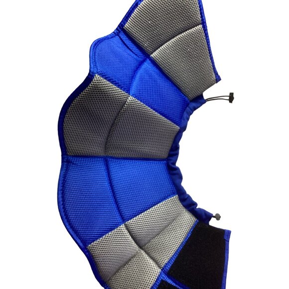 Dog Cone Collar*Post-Surgery*Adjustable*NWOT Med Blue Polyester - Picture 5 of 6